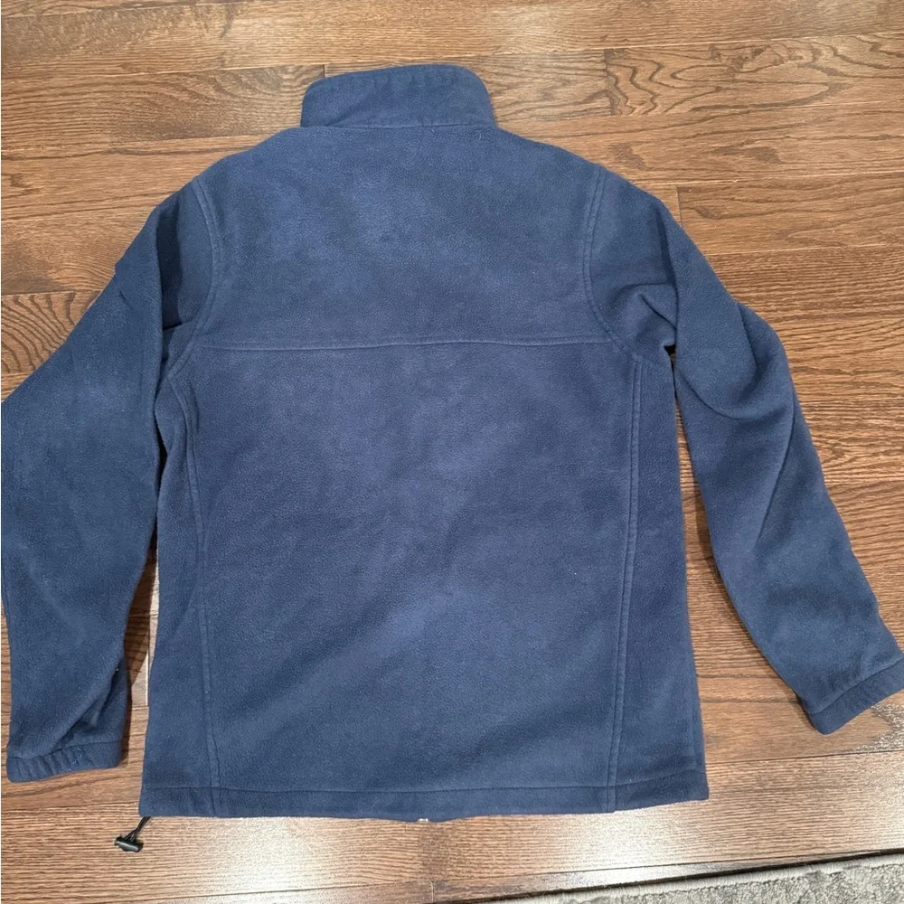 Columbia Navy Fleece Jacket- Full Zip- Medium